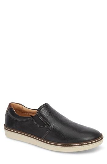 Men's Johnston & Murphy Mcguffey Slip-on Sneaker .5 M - Black