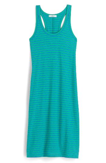 Women's J.crew Racerback Tank Dress, Size - Green