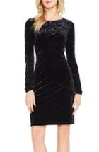 Women's Vince Camuto Ruched Sleeve Crushed Velvet Dress