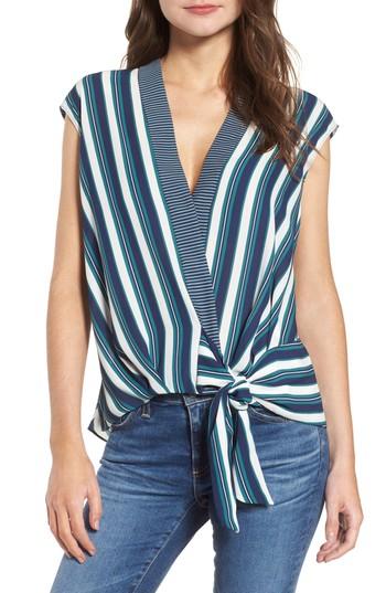 Women's Trouve Stripe Wrap Top