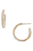Women's Nordstrom Pave Spheres Inside Out Hoop Earrings