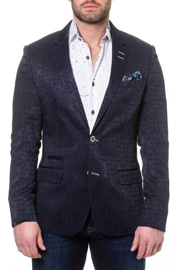 Men's Maceoo Socrate Cabriole Sport Coat (s) - Black