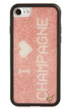 Wildflower I Love Champagne Iphone 7 Case - Pink