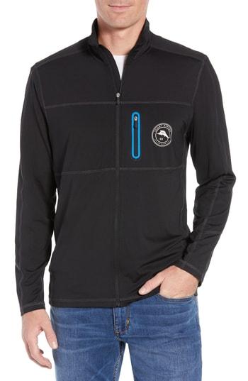 Men's Tommy Bahama Islandactive Zip Jacket - Black