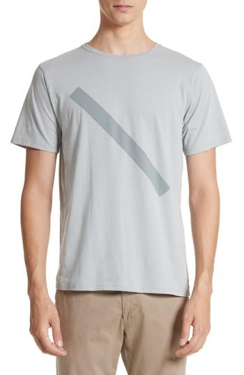 Men's Saturdays Nyc Tonal Slash Graphic T-shirt - Blue