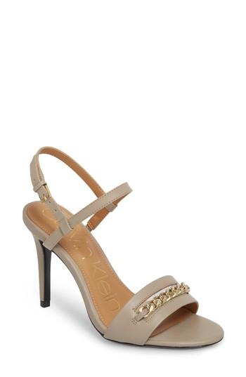 Women's Calvin Klein Nori Sandal M - Brown
