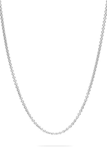 Women's Tom Wood Rolo Silver Chain Necklace