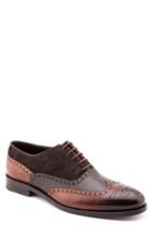 Men's Jared Lang Sammy Wingtip Eu - Brown