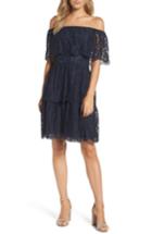 Women's Eliza J Lace Off The Shoulder Dress - Blue