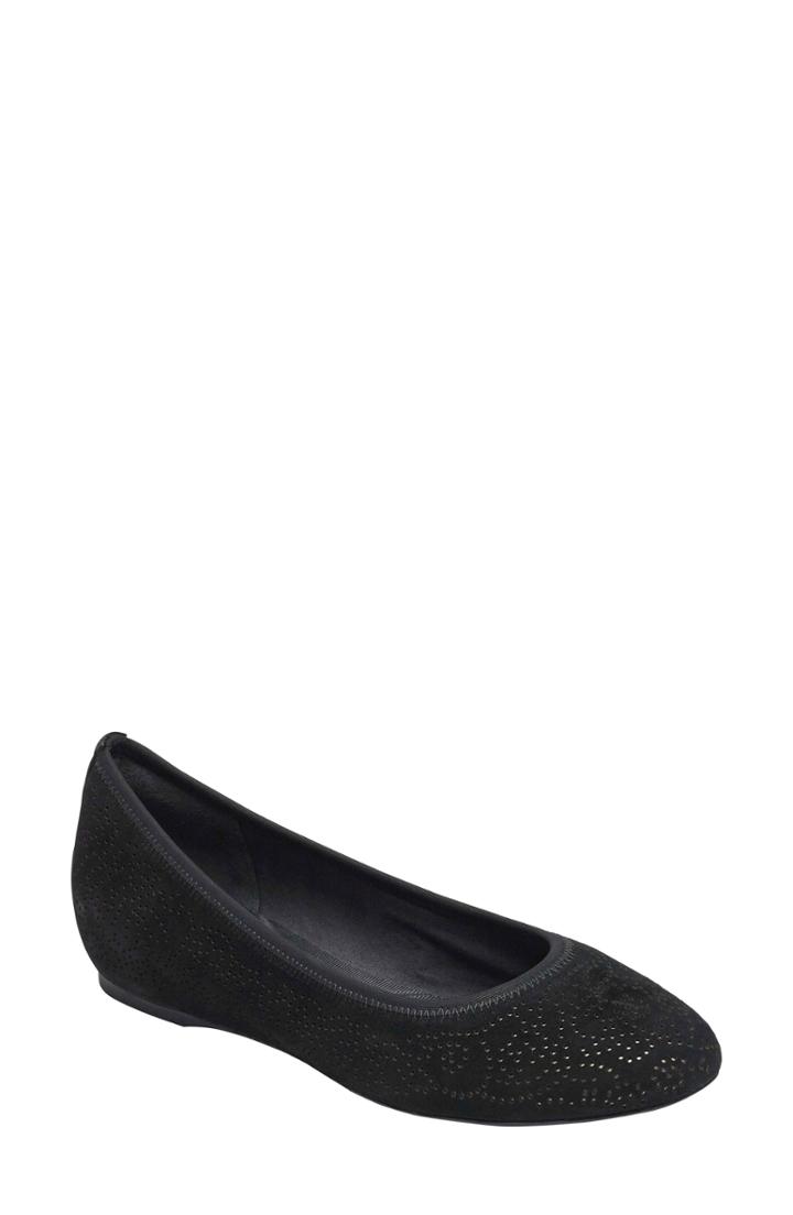 Women's Rockport Total Motion Hidden Wedge Flat .5 M - Black