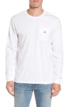 Men's Southern Tide Embroidered Long Sleeve T-shirt, Size - White