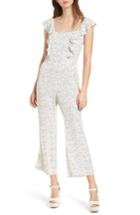 Women's Leith Ruffle Front Crop Jumpsuit - Ivory
