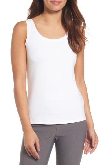 Petite Women's Nic+zoe 'perfect' Tank P - White