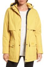 Women's Barbour Stratus Hooded Waterproof Jacket Us / 14 Uk - Yellow
