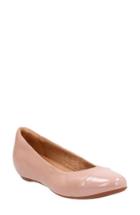 Women's Clarks 'alitay Susan' Cap Toe Flat .5 M - Pink