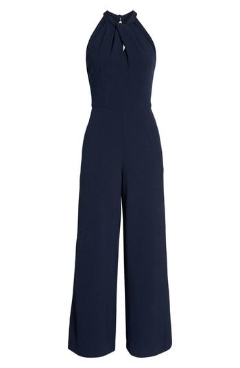 Women's Julia Jordan Halter Neck Jumpsuit - Blue