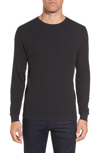 Men's Coastaoro Vista Waffle Knit T-shirt, Size - Black