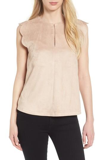 Women's Bishop + Young Scallop Edge Top - Pink