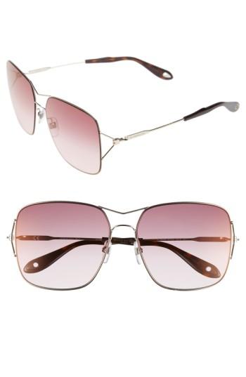 Women's Givenchy 58mm Sunglasses - Light Gold