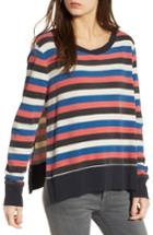 Women's Pam & Gela Stripe Sweatshirt - Black