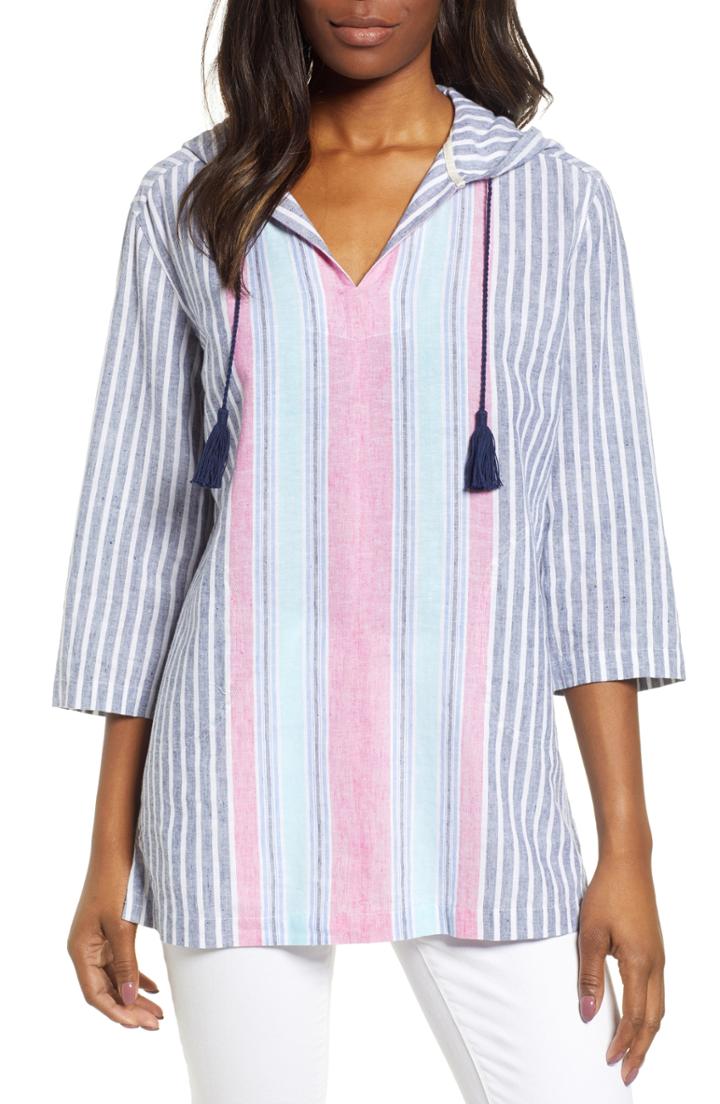 Women's Tommy Bahama Lovely Lanes Baja Top - Blue