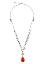 Women's Nakamol Design Tiny Stone Agate Pendant Necklace