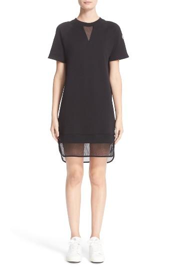 Women's Moncler Mesh Hem T-shirt Dress