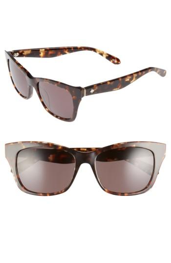 Women's Kate Spade New York Jenae 53mm Polarized Sunglasses - Brown Havana