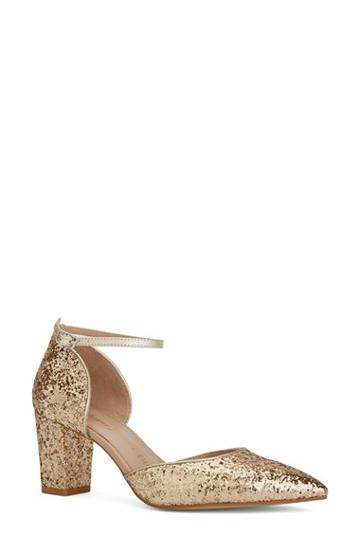 Women's Shoes Of Prey X Megan Hess Fleur-de-lis Collection Pump B - Metallic