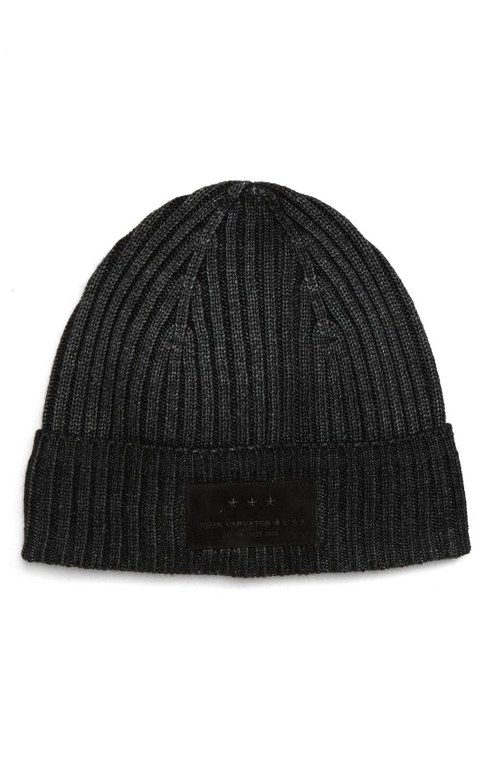 Men's John Varvatos Star Usa Rib Knit Cuff Hat -