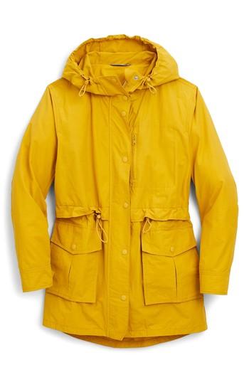 Women's J.crew Perfect Raincoat - Yellow
