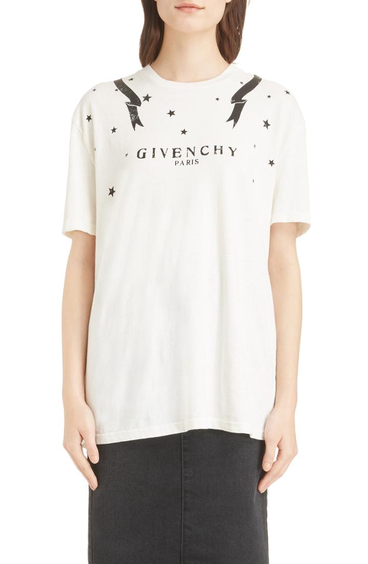 Women's Givenchy Gemini Back Graphic Tee