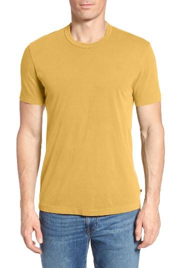 Men's James Perse Crewneck Jersey T-shirt (m) - Yellow