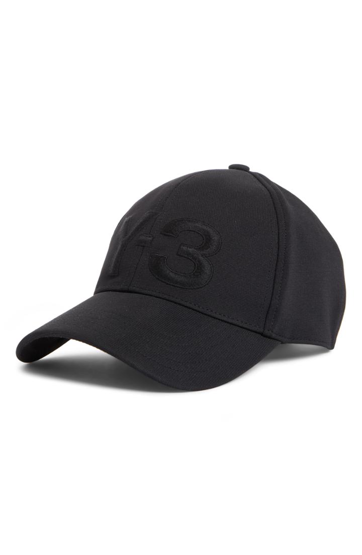 Men's Y-3 Logo Ball Cap - Black