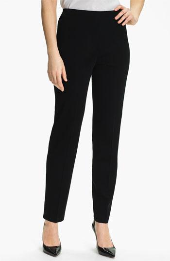 Women's Ming Wang Pull-on Knit Pants - Black