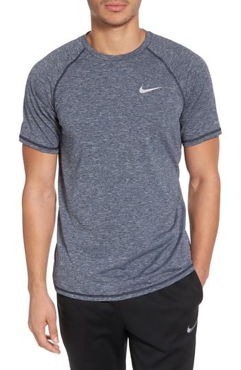 Men's Nike Dry Hydroguard T-shirt, Size - Blue