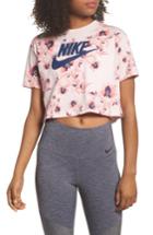 Women's Nike Aop Crop Tee - Pink