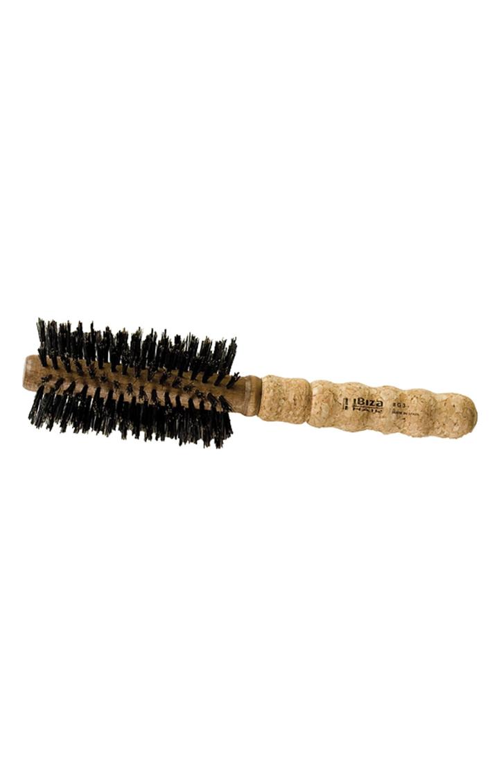 Ibiza Hair Medium G3 Swirled Extended Cork Round Brush