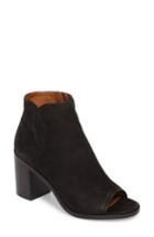 Women's Frye Danica Peep Toe Bootie .5 M - Black