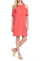 Women's Halogen Cold Shoulder Dress - Pink