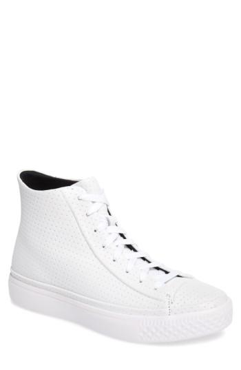 Men's Converse Chuck Taylor All-star Leather Sneaker .5 M - White