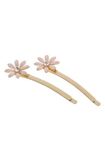 L. Erickson 2-pack Daisy Bobby Pins, Size - Pink