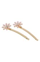 L. Erickson 2-pack Daisy Bobby Pins, Size - Pink