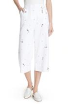 Women's Ted Baker London Trillaa Embroidered Cullottes - Ivory