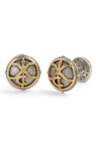 Men's Konstantino Stavros Round Cuff Links