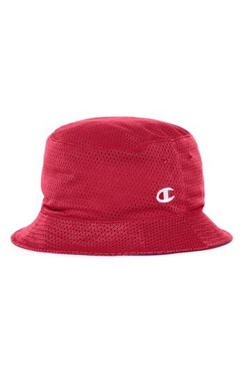 Men's Champion Reversible Mesh Bucket Hat /x-large - Blue