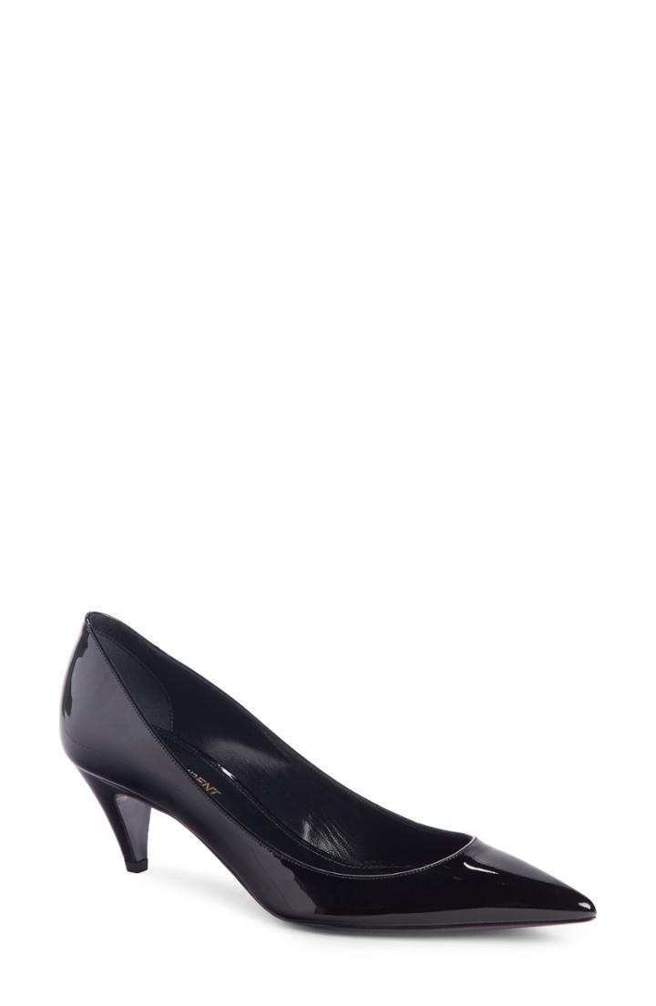 Women's Saint Laurent Pump Us / 36eu - Black