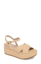 Women's Eileen Fisher Juno Platform Sandal M - Beige