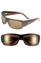 Men's Maui Jim 'world Cup - Polarizedplus2' 64mm Sunglasses - Brown/ Marlin