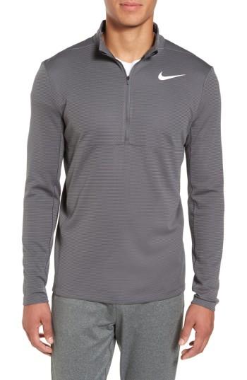 Men's Nike Arorct Quarter Zip Golf Pullover - Grey